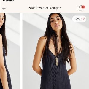 Nola sweater romper